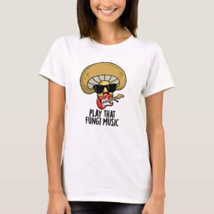Camiseta Reproducir ese Hongi Music Funny Mushroom Pun
