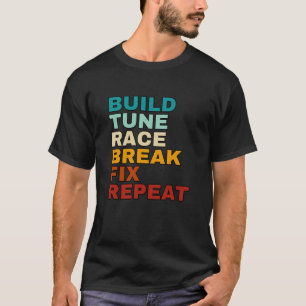 Camiseta Reproducir mecánica de repetición de coches de aju