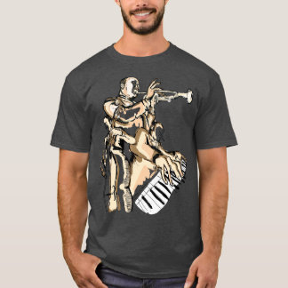 Camiseta Reproducir música jazz