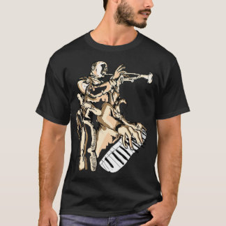 Camiseta Reproducir música jazz