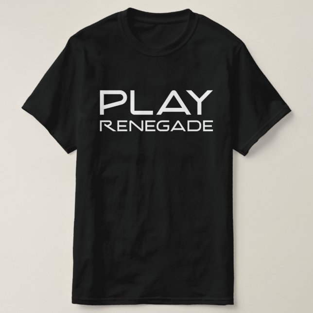 Camiseta Reproducir renegado (Diseño del anverso)