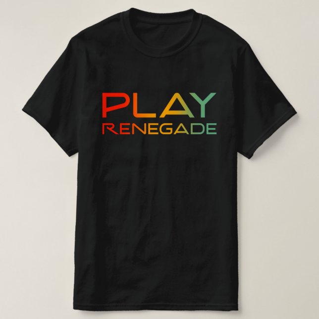 Camiseta Reproducir renegado (Diseño del anverso)