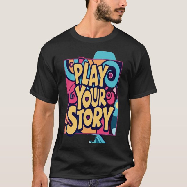 Camiseta Reproducir tu historia (Anverso)