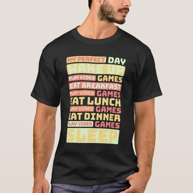 Camiseta Reproducir videojuegos (Anverso)