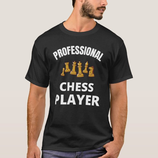 Camiseta Reproductor de ajedrez profesional (Anverso)