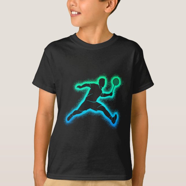 Camiseta Reproductor de Badminton (Anverso)