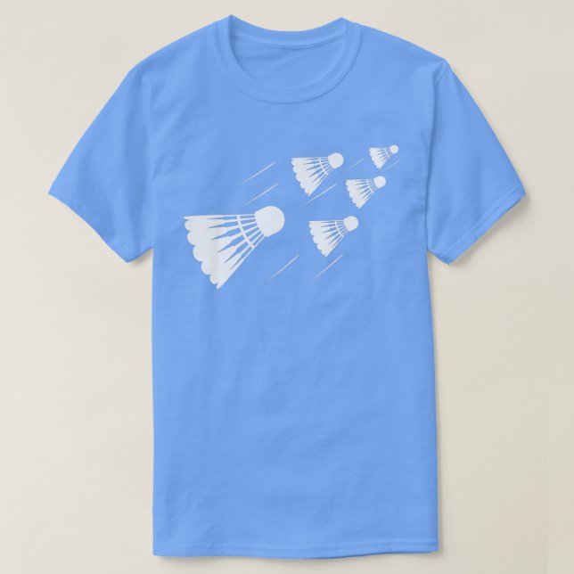 Camiseta Reproductor de Badminton Shuttlecock (Diseño del anverso)