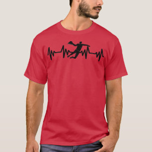 Camiseta Reproductor de balonmano de balonmano de latido