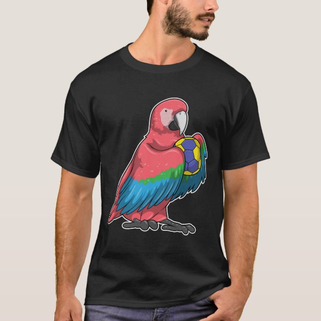 Camiseta Reproductor de balonmano Parrot (Anverso)