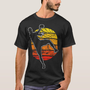 Camiseta Reproductor de balonmano retro vintage