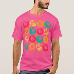 Camiseta Reproductor de billar Billard Player 8-Ball Billia