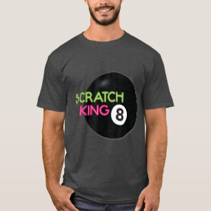 Camiseta Reproductor de billar Scratch King Billiard