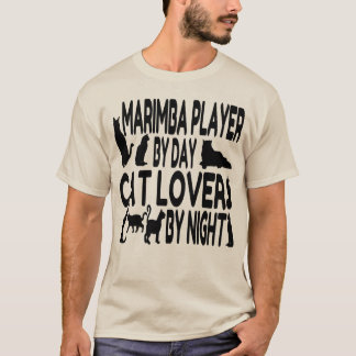 Camiseta Reproductor de Cat Lover Marimba