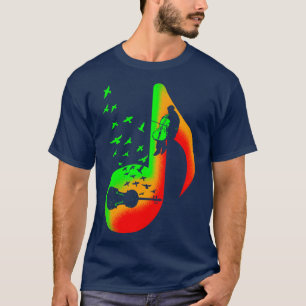 Camiseta Reproductor de Cello de Música