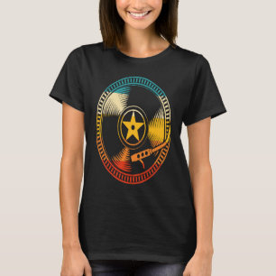 Camiseta Reproductor de discos de vinilo de Retro DJ girand