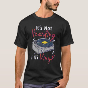 Camiseta Reproductor de discos de vinilo estéreo para audió