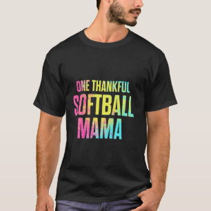 Camiseta Reproductor de equipo de Softbol Mamá Orgullosa Ma