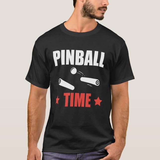 Camiseta Reproductor de Pinball Time (Anverso)