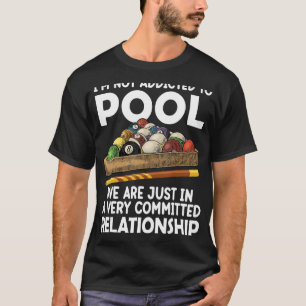 Camiseta Reproductor De Piscina Para Hombres Guay Adicto A 