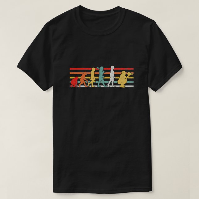 Camiseta Reproductor de Softball Catcher (Diseño del anverso)