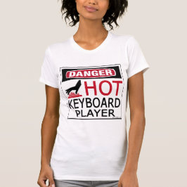 Camiseta Reproductor de teclado caliente