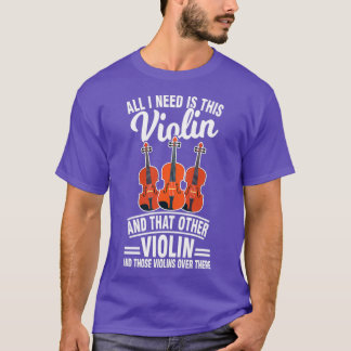 Camiseta Reproductor de violín de violín 5