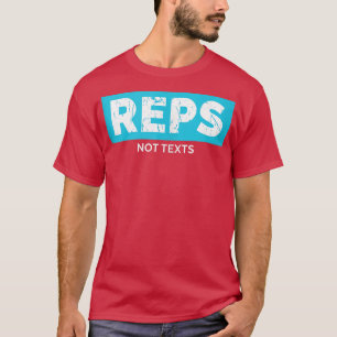Camiseta Reps No Prueba El Trabajo Motivador De Gimnasio De