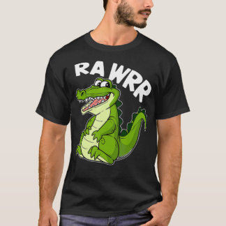 Camiseta Reptil de cocodrilo de cocodrilo corto