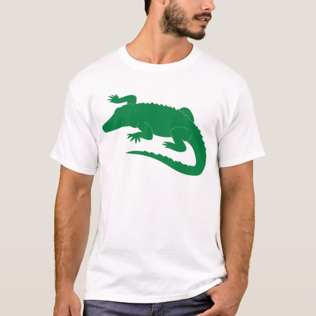 Camiseta Reptil del cocodrilo del cocodrilo del cocodrilo (Anverso)