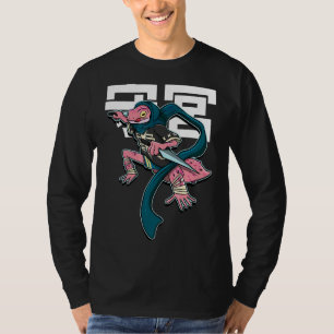 Camiseta Reptil del Leopardo Gecko Lizard de Samurai Modern