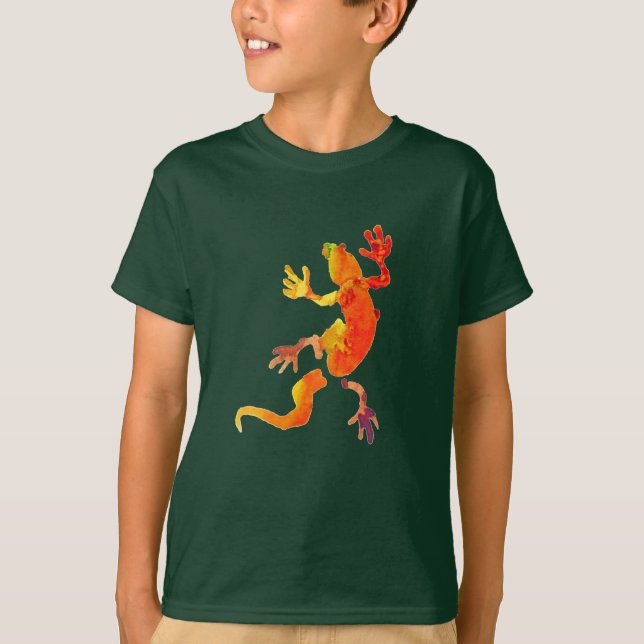 Camiseta Reptil ecológico de la fauna silvestre lagarto de  (Anverso)