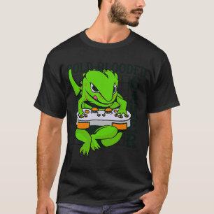 Camiseta reptil gecko de gecko de sangre fría