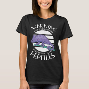 Camiseta Reptil herpetólogo de ropa herpetológica para muje