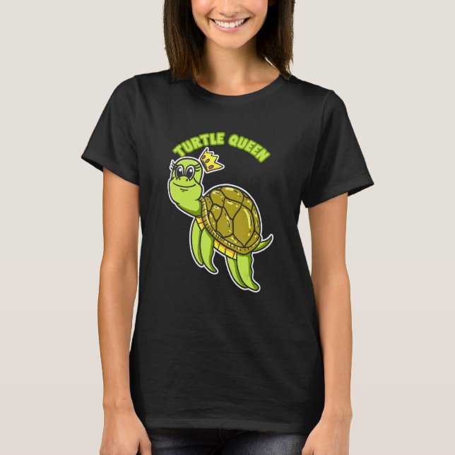 Camiseta Reptil Reina de la tortuga (Anverso)