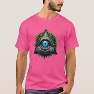 Camiseta Reptile All Seye Lizard People Conspiración T