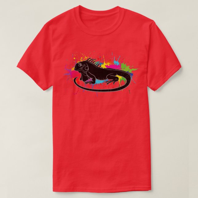Camiseta Reptile Animals Iguana (Diseño del anverso)