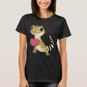 Camiseta Reptile de los amantes de los animales leopard gec