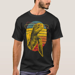 Camiseta Reptile de tortuga marina de color animal 2