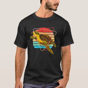 Camiseta Reptile de tortuga marina de color animal marino