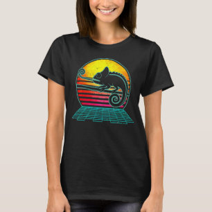 Camiseta Reptile estilo Chameleon Retro Vintage 80