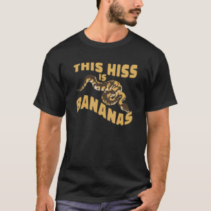 Camiseta Reptile Esto Es Bananas Banana Ball Python
