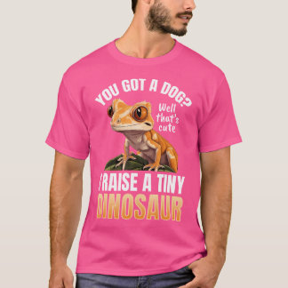 Camiseta Reptile Gecko reposo - Yo crio un dinosaurio peque