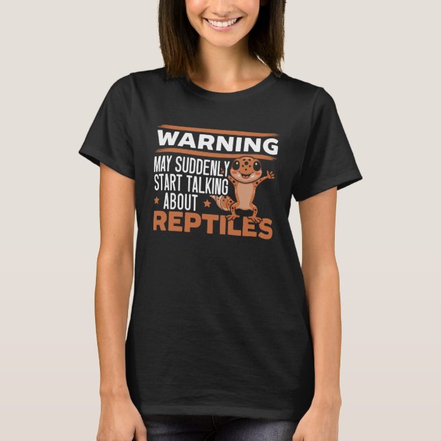 Camiseta Reptile Leopard Gecko  Lizard Herpetology Pets  9 (Anverso)