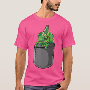 Camiseta Reptile Lover Pocket Veiled Chameleon