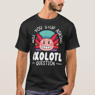 Camiseta Reptile Retro Axolotl Animales Anfibios