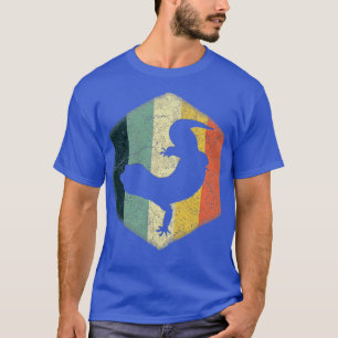 Camiseta Reptile Retro Gecko Retro 80 Silhouette Lizard