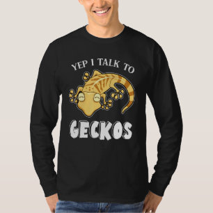 Camiseta Reptile Si Hablo Con Mi Gecko Leopardo