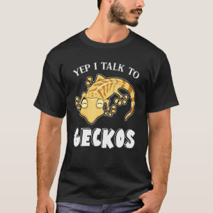 Camiseta Reptile Si Hablo Con Mi Gecko Leopardo
