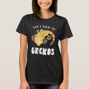 Camiseta Reptile Si Hablo Con Mi Gecko Leopardo