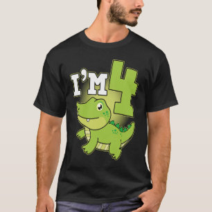 Camiseta Reptiles 4.º Cumpleaños Propietario del Reptile Co